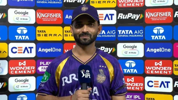 IPL 2026 Ajinkya Rahane Credits Manish Pandey Anukul Roy and Kartik Tyagi for KKR Epic Win