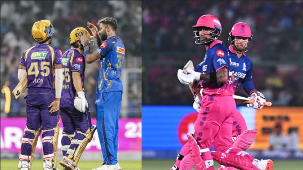 IPL 2026 Playoffs Scenarios How KKR Win Impacted RR CSK PBKS and DC Top 4 Race Details