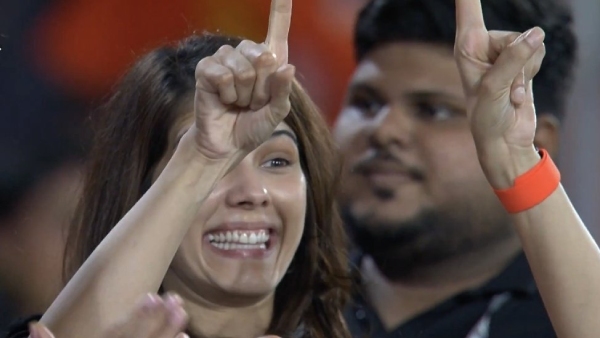 SRH vs PBKS Kavya Maran Viral Celebration as Sunrisers Hyderabad Hits No 1 in Points Table Video Viral