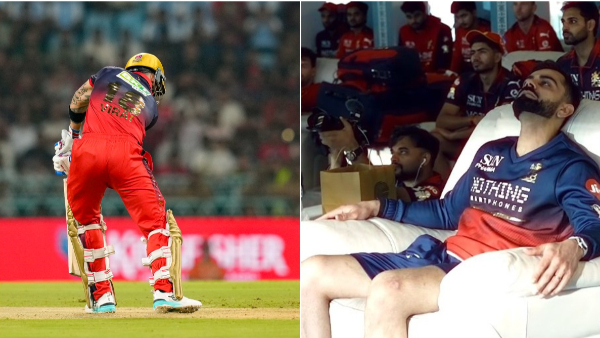 RCB Star Power Falters Virat Kohli and Teem seen Disappointment In Dressing Room After Lose to LSG