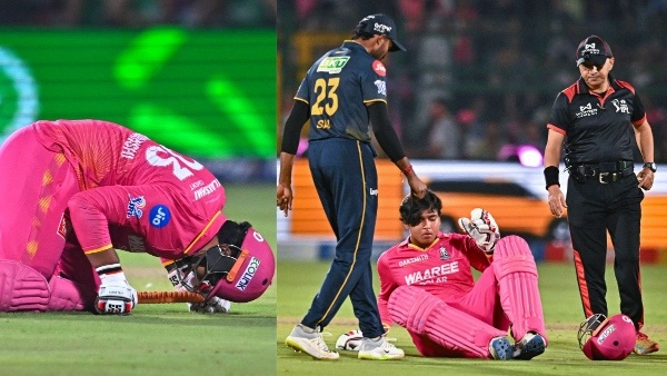 IPL 2026 Vaibhav Sooryavanshi Hit by Lethal Mohammed Siraj Yorker During RR vs GT Clash IPL 2026 Vaibhav Sooryavanshi Hit by Lethal Mohammed Siraj Yorker During RR vs GT Clash