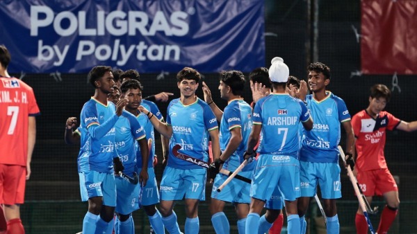 Hockey U18 Asia Cup India Beats South Korea 4-1 to Top Pool A Standing Captain Ketan Kushwaha Double Strike