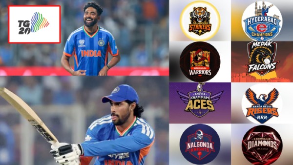 TG20 League Auction Tilak Varma Siraj Hit Jackpot Hyderabad e-Champions Full Squad Details Inside