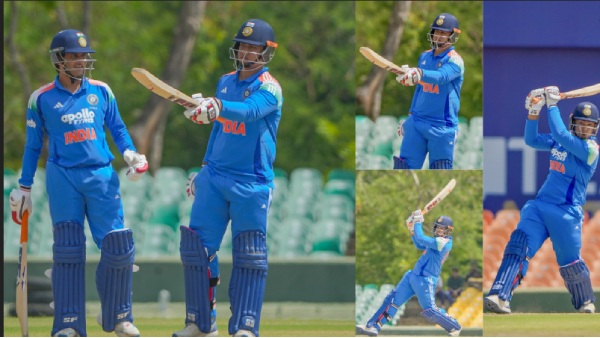 IND vs SL Vaibhav Sooryavanshi 94 Off 29 Powers India A to Massive 377 in Tri-Series Final