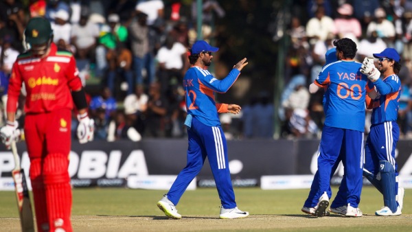 IND vs ZIM Abhishek Sharma Creates History with Best Bowling Figures for India T20I Opener