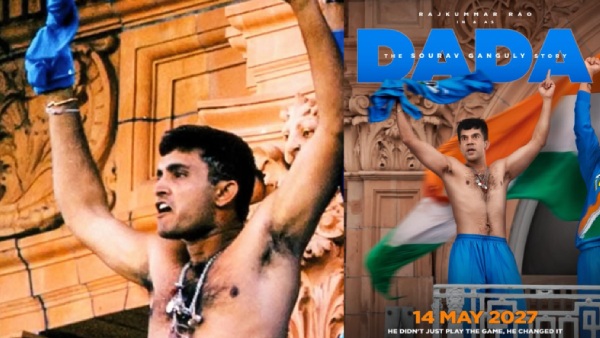 Dada Biopic First Look Out Rajkummar Rao to Play Sourav Ganguly Release Date May 14 2027 Full Details Dada Biopic First Look Out Rajkummar Rao to Play Sourav Ganguly Release Date May 14 2027 Full Details