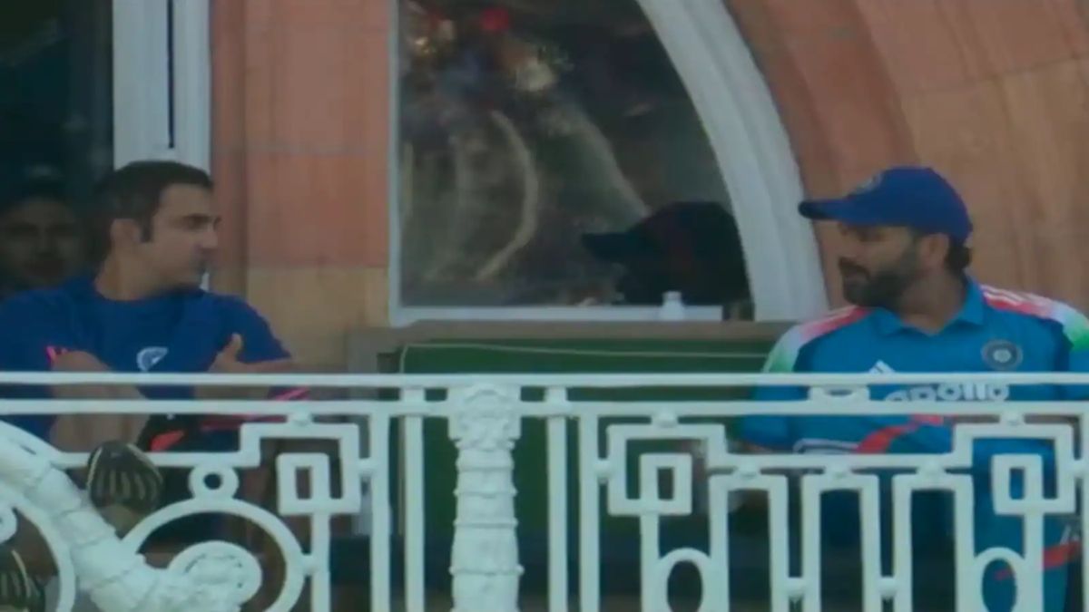 Rohit Sharma And Gautam Gambhir s Animated Chat After Lord s Century Over Retirement Rumours Goes viral Rohit Sharma And Gautam Gambhir s Animated Chat After Lord s Century Over Retirement Rumours Goes viral