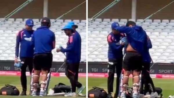 Injury Scare for 15-Year-Old Prodigy Vaibhav Sooryavanshi After Taking Blow to Chest in Net Practice Video