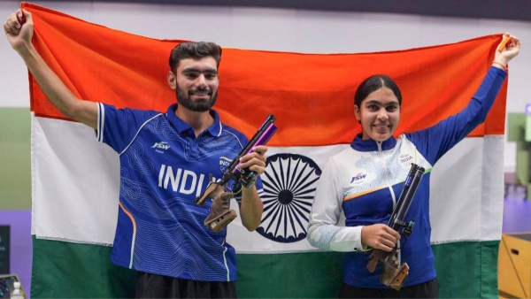 Asian Games 2026 Kamaljeet and Suruchi Win Historic Gold in 10m Air Pistol Mixed Doubles