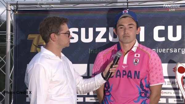 Japan Captain Kendel Kadowaki Fleming Hails Team Effort Despite Loss to India in Only T20I Japan Captain Kendel Kadowaki Fleming Hails Team Effort Despite Loss to India in Only T20I