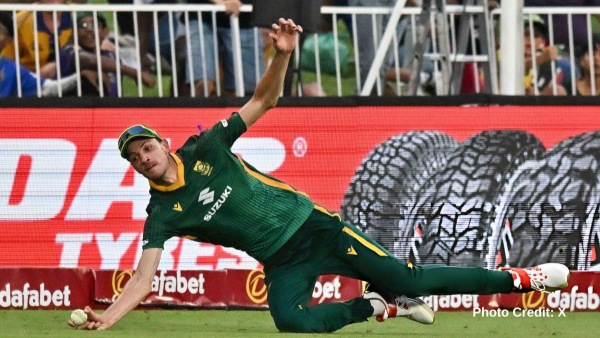 Marco Jansen Shines With Bat Ball and Stunning Catch as South Africa Beat Australia in 1st ODI