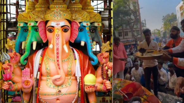 SRH Fans Offer Special Prayers at Khairatabad Ganesh for IPL 2027 Title Win Video Goes Viral SRH Fans Offer Special Prayers at Khairatabad Ganesh for IPL 2027 Title Win Video Goes Viral