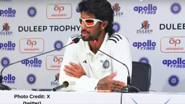 Tilak Varma Blames Poor Bowling for South Zone s Defeat Against East Zone in Duleep Trophy 2026 Final Tilak Varma Blames Poor Bowling for South Zone s Defeat Against East Zone in Duleep Trophy 2026 Final