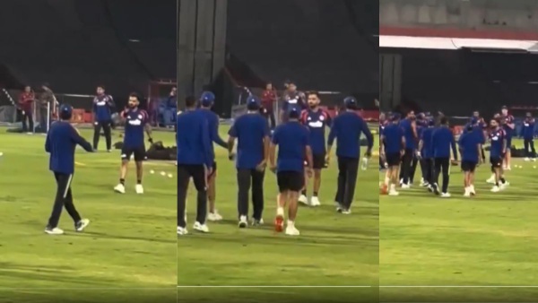 Virat Kohli and Shubman Gill in Heated Exchange During Practice Ahead of West Indies ODI Video Goes Viral Virat Kohli and Shubman Gill in Heated Exchange During Practice Ahead of West Indies ODI Video Goes Viral
