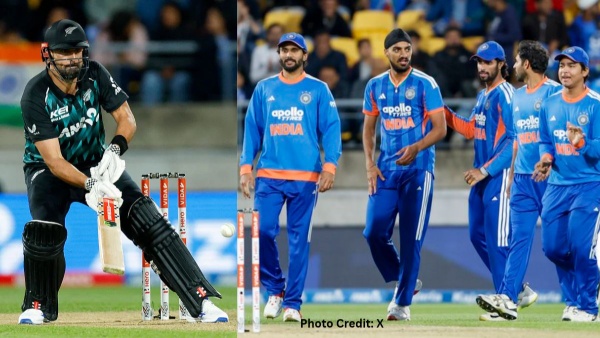 IND vs NZ Daryl Mitchell Unbeaten 89 Powers New Zealand to 198 3 Against India in 3rd T20I