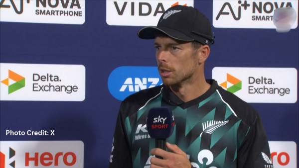 IND vs NZ Mitchell Santner Blames Powerplay Bowling for New Zealand s 1st T20I Defeat against India IND vs NZ Mitchell Santner Blames Powerplay Bowling for New Zealand s 1st T20I Defeat against India