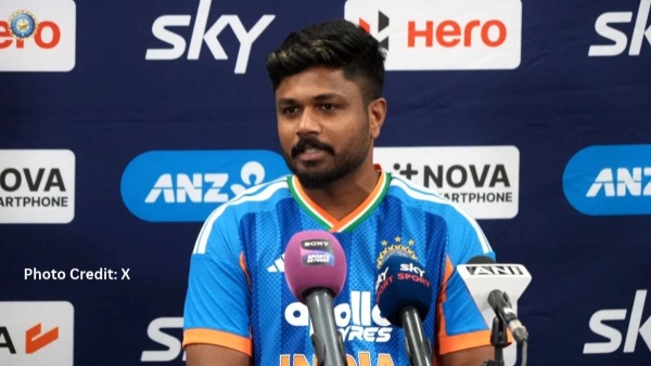 Sanju Samson Says Naman Dhir Deserves Huge Credit for His 1st T20I Innings against New Zealand Sanju Samson Says Naman Dhir Deserves Huge Credit for His 1st T20I Innings against New Zealand