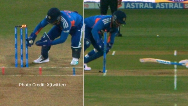 Out or Not Out Shimron Hetmyer Controversial Run-Out Sparks Debate in IND vs WI 1st T20I Out or Not Out Shimron Hetmyer Controversial Run-Out Sparks Debate in IND vs WI 1st T20I