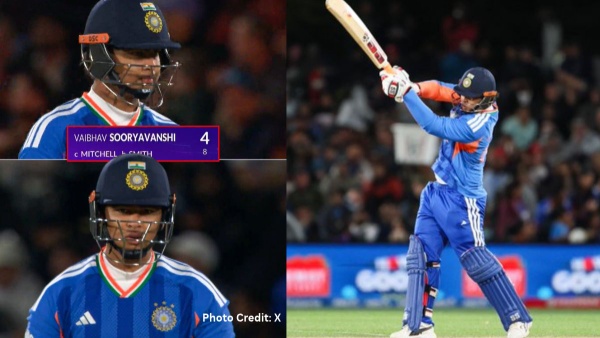 Vaibhav Sooryavanshi Fails to Capitalise After Bevon Jacobs Drops Easy Catch in India vs New Zealand 2nd T20I Vaibhav Sooryavanshi Fails to Capitalise After Bevon Jacobs Drops Easy Catch in India vs New Zealand 2nd T20I