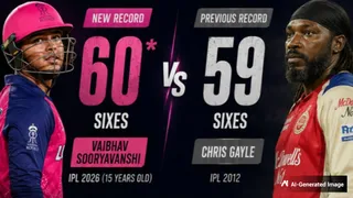 SRH vs RR Eliminator IPL 2026: Vaibhav Sooryavanshi Breaks 14-Year Longstanding Record Of Chris Gayle