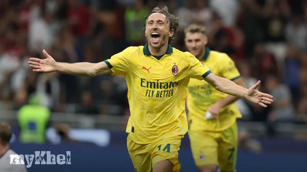 Modric scripts history with winning goal for Milan