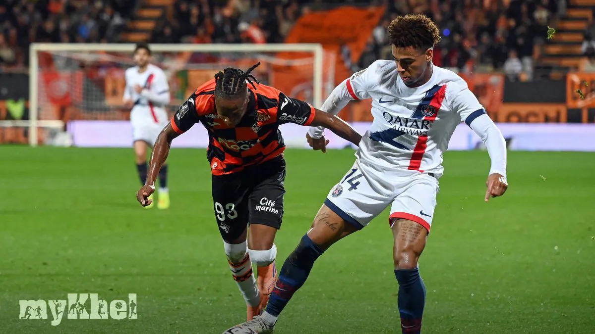 Lorient Holds Paris Saint-Germain To A 1-1 Draw As Desire Doue Suffers Injury