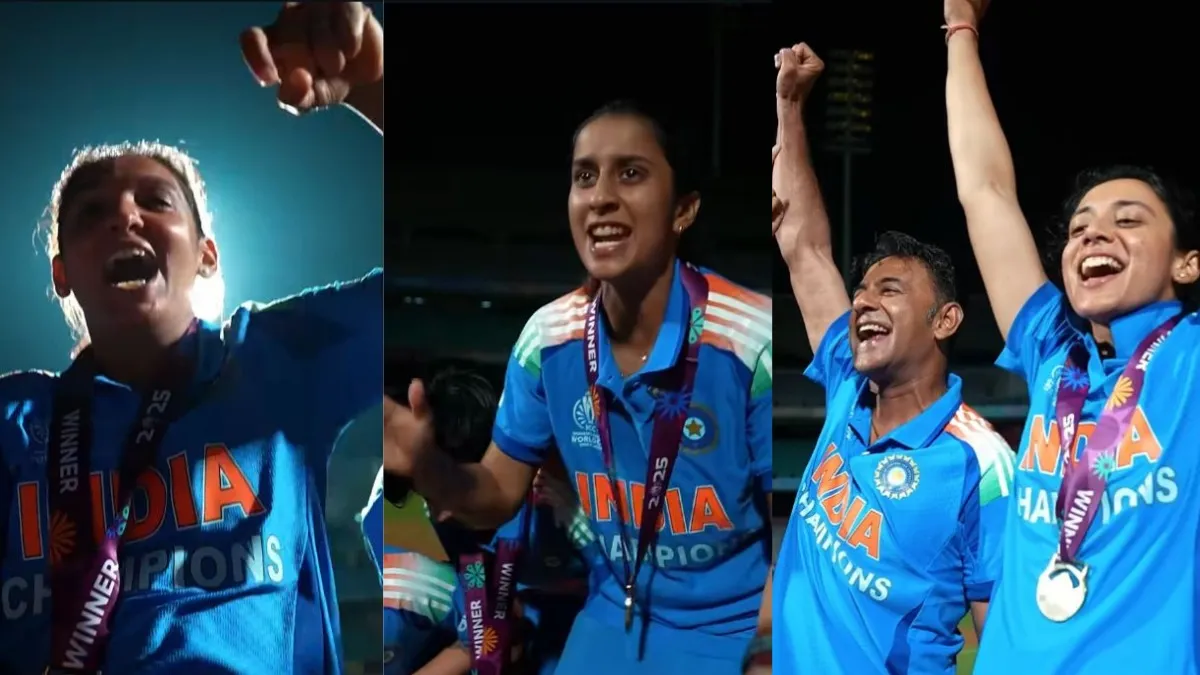 Rahega Sabse Upar, Humara Tiranga: India Women's Reveal, Sing Team Anthem after World Cup Triumph; Check Lyrics, Backstory