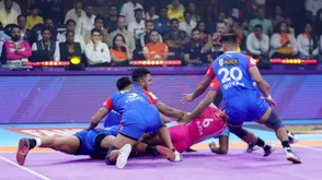  ಪ್ರೊ ಕಬಡ್ಡಿ ಲೀಗ್: 2ನೇ ಸೆಮಿಸ್‌ನಲ್ಲಿ ಜೈಪುರ ಮಣಿಸಿದ ಹರಿಯಾಣ ಸ್ಟೀಲರ್ಸ್; ಫೈನಲ್‌ನಲ್ಲಿ ಪುಣೇರಿ ಪಲ್ಟಾನ್ ಎದುರಾಳಿ