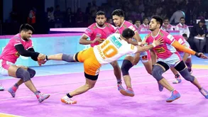PKL 2019 : பிளே-ஆஃப் போகணும்.. அசத்தலாக ஆடிய ஜெய்ப்பூர் பிங்க் பாந்தர்ஸ்.. புனேரி பல்தான் தோல்வி!