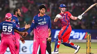 RR vs LSG: 4 ரன்னில் செஞ்சுரி போச்சே.. நழுவவிட்ட மிட்செல் மார்ஷ்.. மெகா ஸ்கோர் எடுத்த லக்னோ 